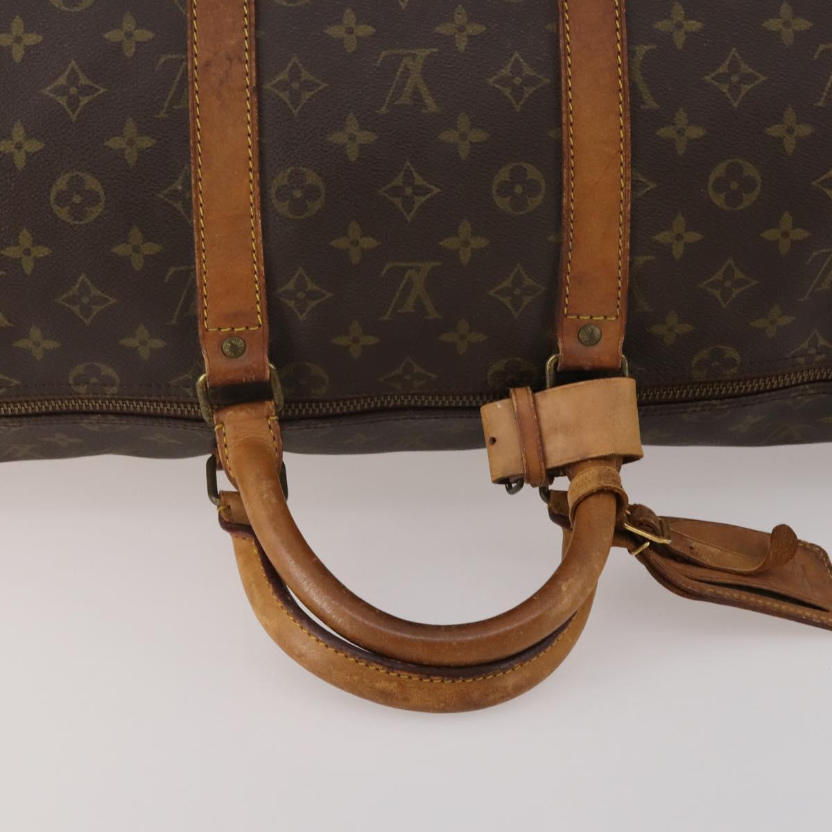 LOUIS VUITTON Monogram Keepall 55 Boston Bag Vintage M41424 LV Auth 200994