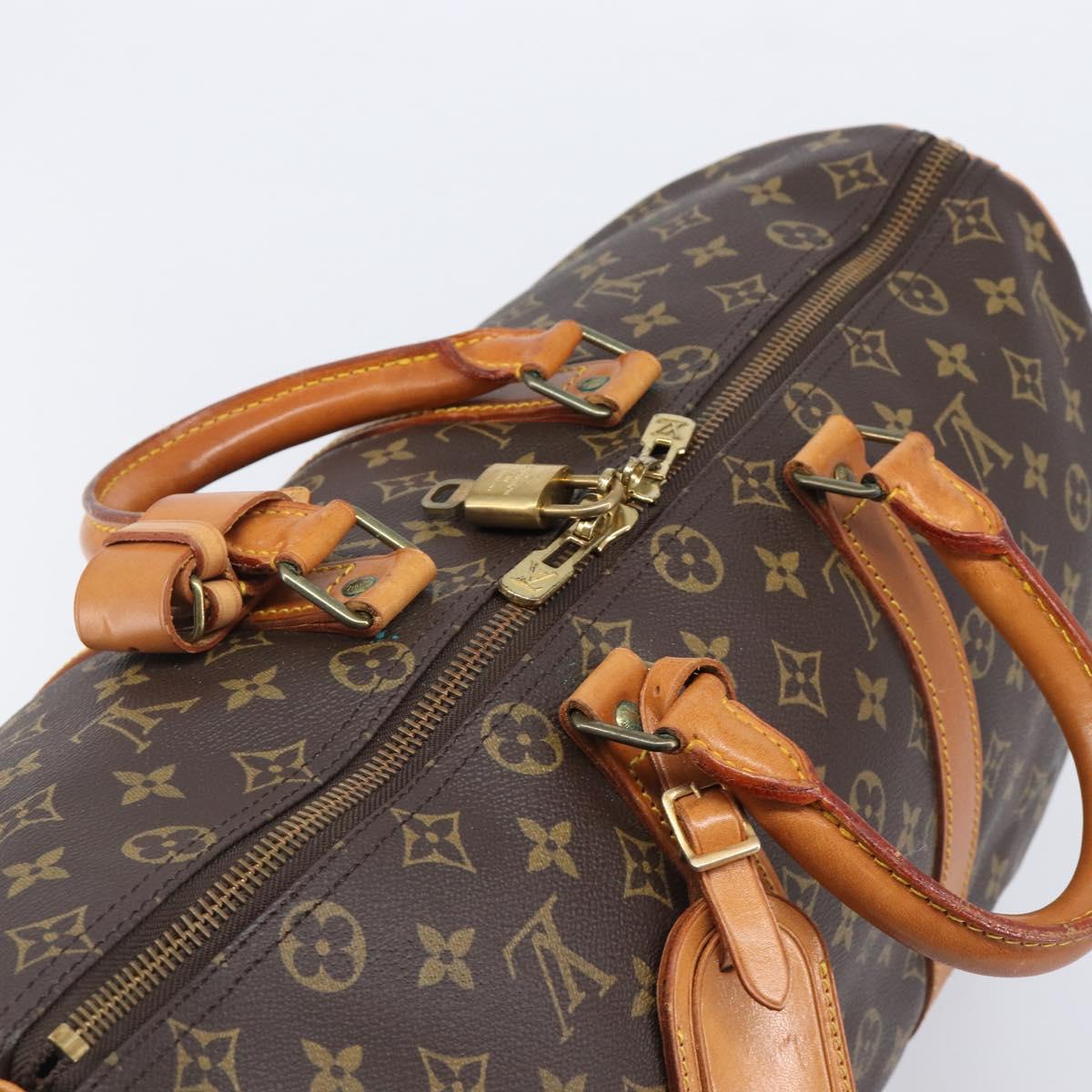 LOUIS VUITTON Monogram Keepall 45 Boston Bag M41428 LV Auth 200995V