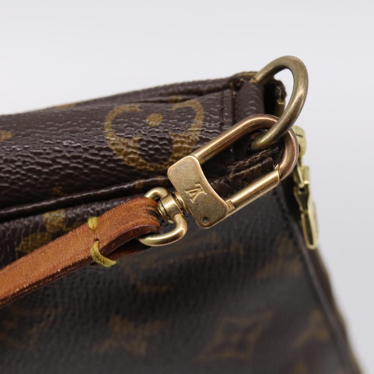 LOUIS VUITTON Monogram Pochette Accessoires Pouch M51980 LV Auth 201001