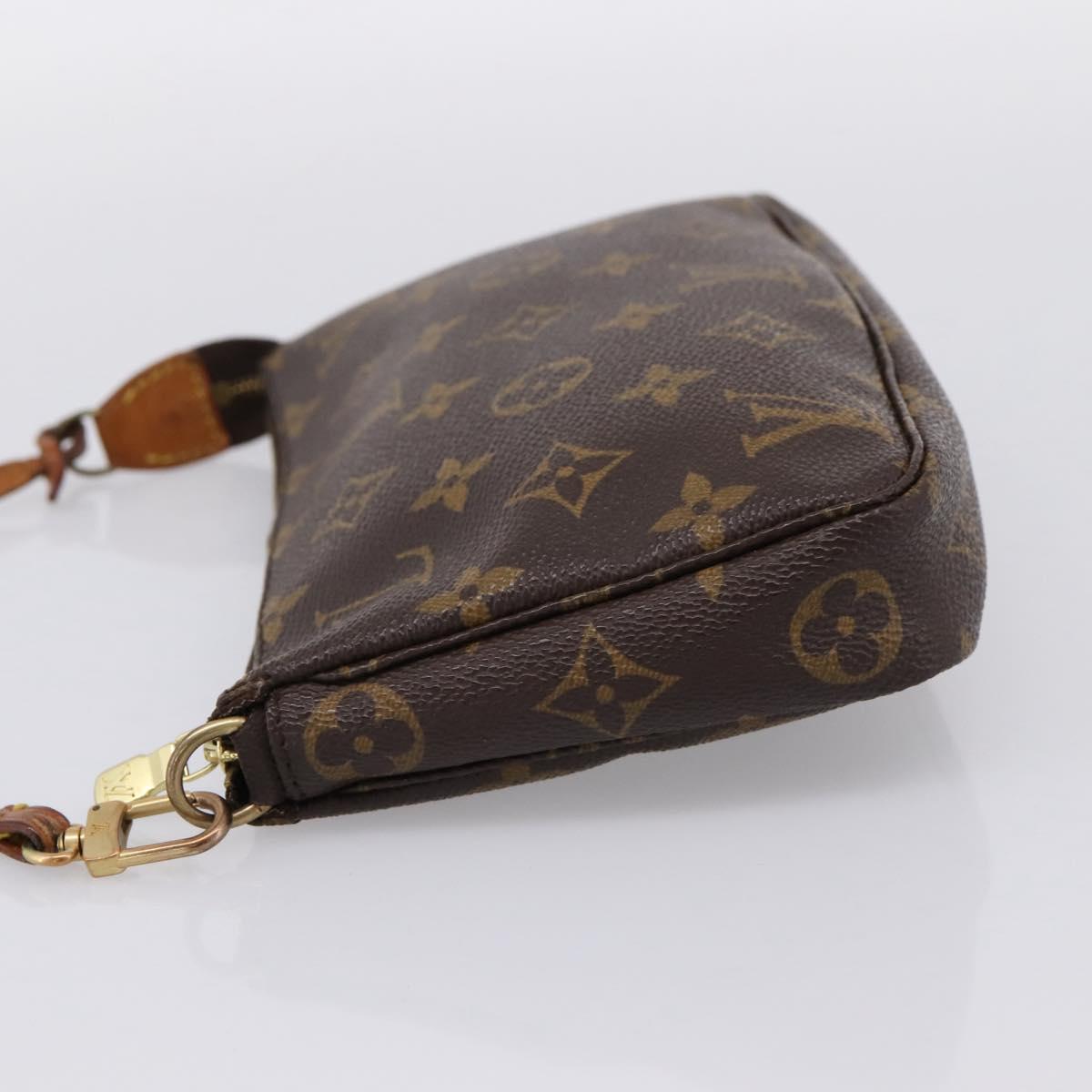 LOUIS VUITTON Monogram Pochette Accessoires Pouch M51980 LV Auth 201001
