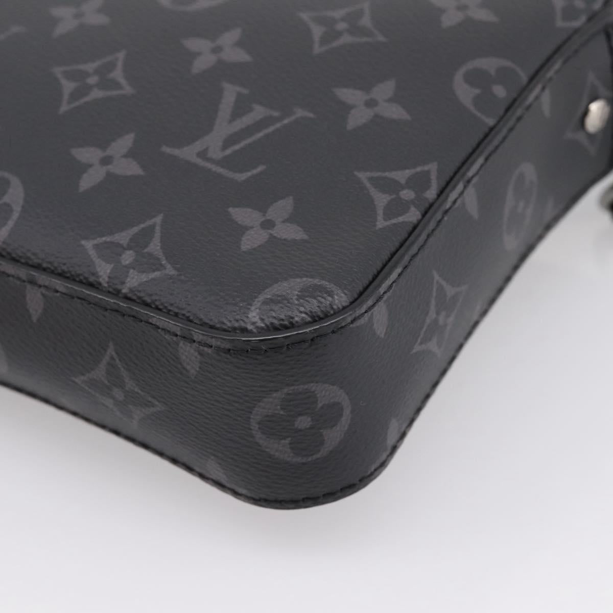 LOUIS VUITTON Monogram Eclipse Trio Messenger Bag M69443 LV Auth 201002M