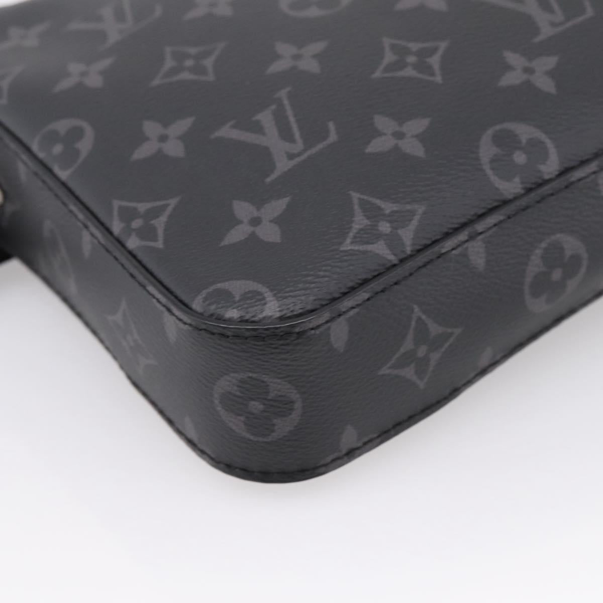 LOUIS VUITTON Monogram Eclipse Trio Messenger Bag M69443 LV Auth 201002M