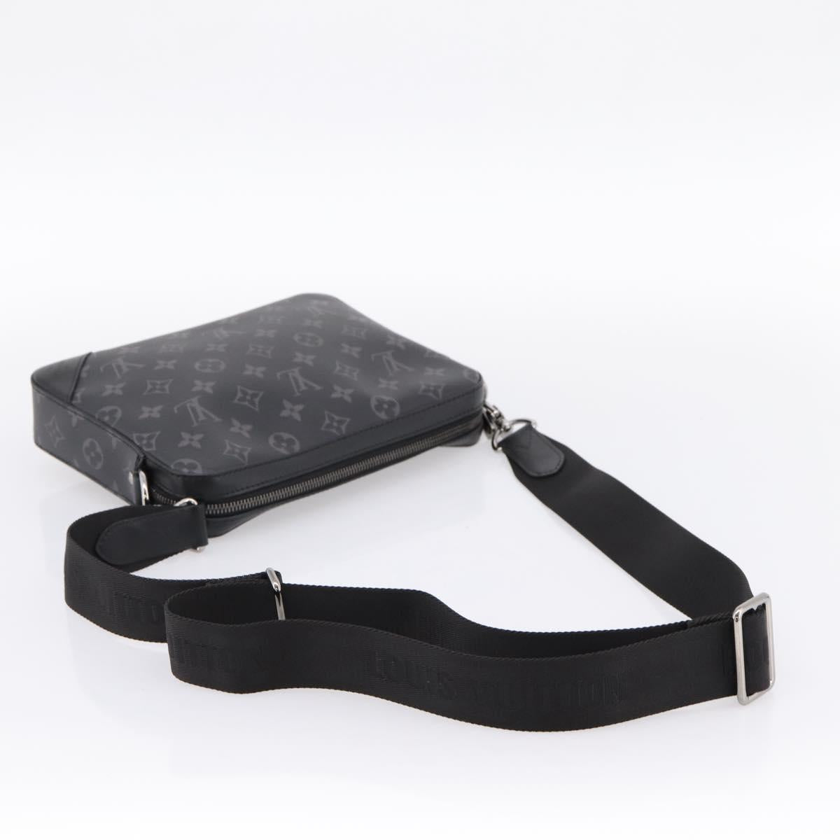 LOUIS VUITTON Monogram Eclipse Trio Messenger Bag M69443 LV Auth 201002M
