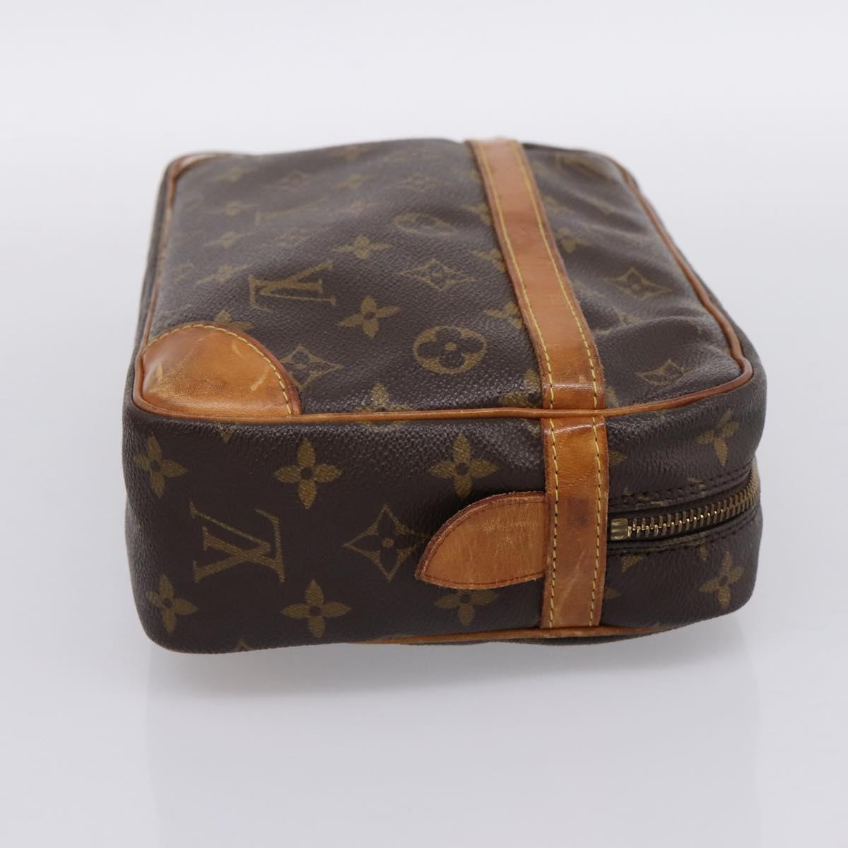 LOUIS VUITTON Monogram Compiegne 28 Clutch Bag M51845 LV Auth 201003