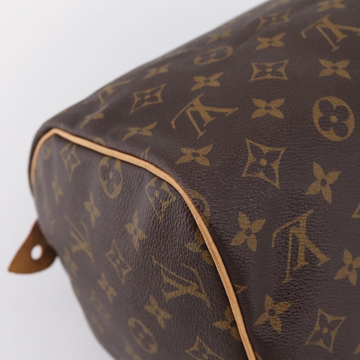 LOUIS VUITTON Monogram Speedy 30 Hand Bag M41526 LV Auth 201005V