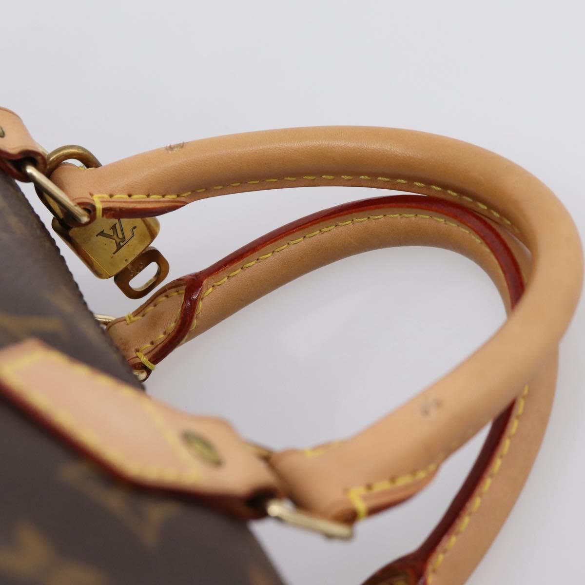 LOUIS VUITTON Monogram Speedy 30 Hand Bag M41526 LV Auth 201005V