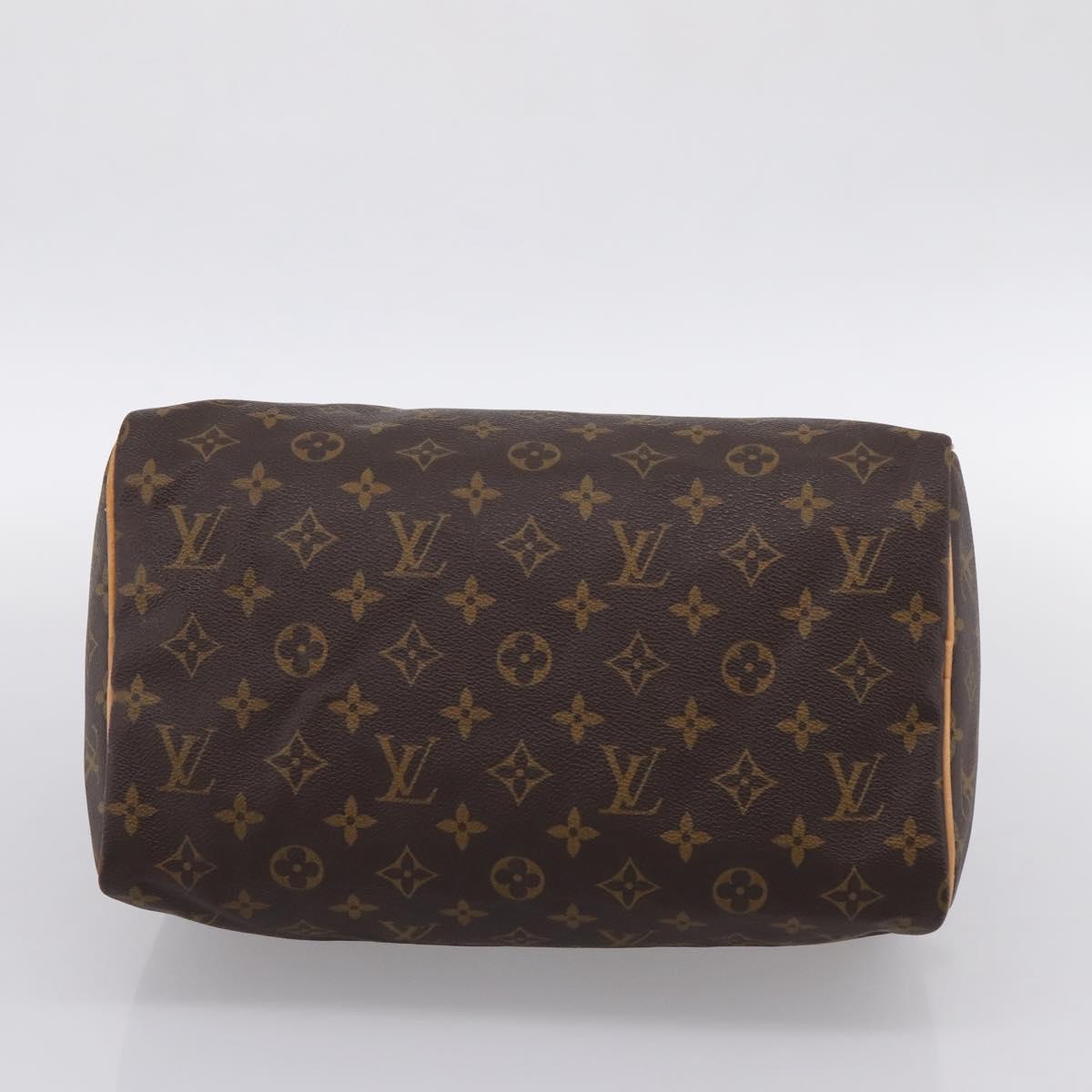 LOUIS VUITTON Monogram Speedy 30 Hand Bag M41526 LV Auth 201005V