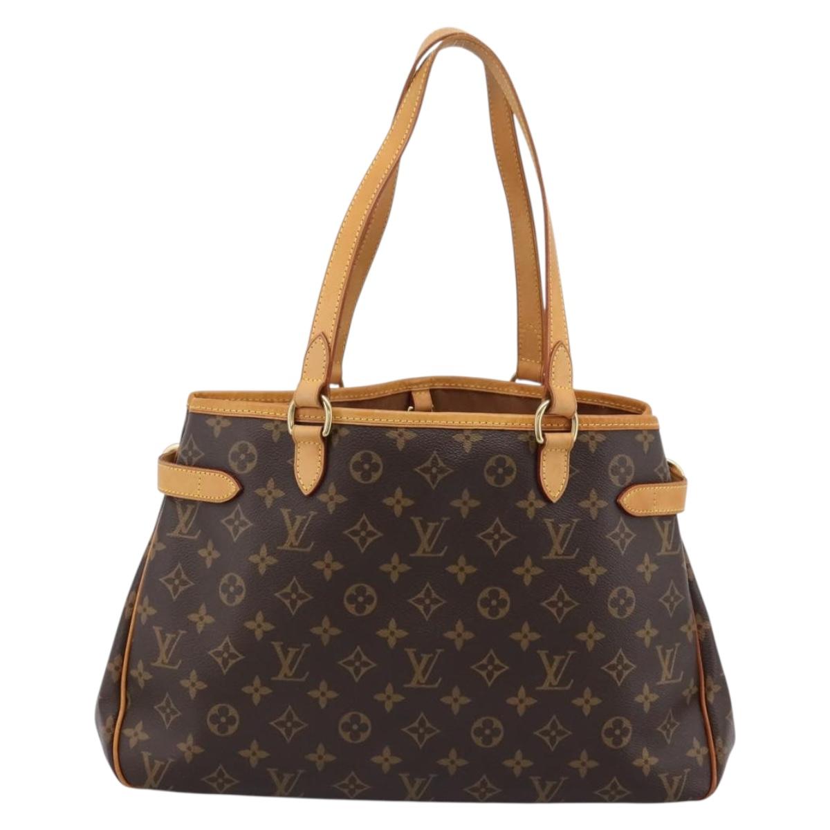 LOUIS VUITTON Monogram Batignolles Horizontal Tote Bag M51154 LV Auth 201006V