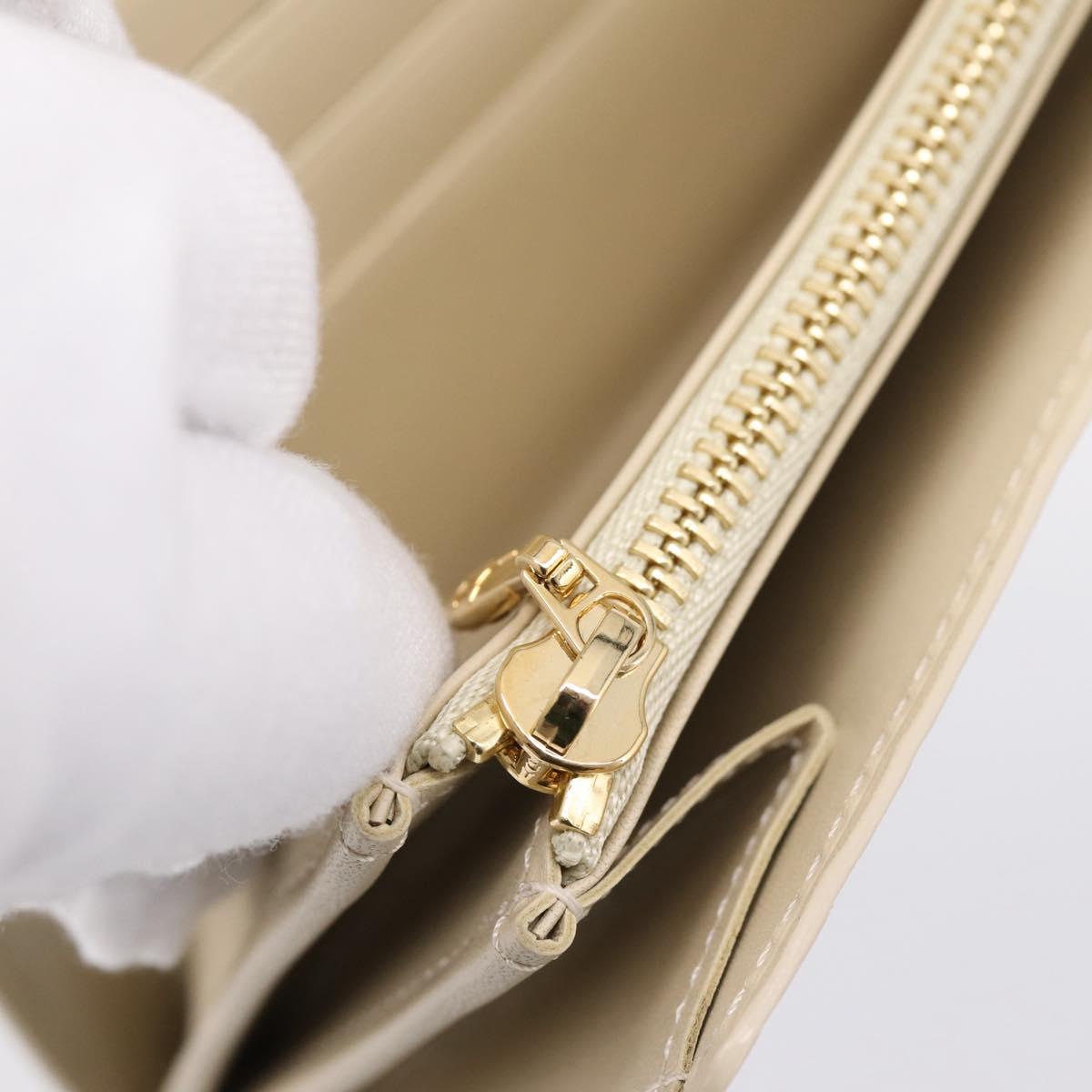 LOUIS VUITTON Vernis Portefeiulle Sarah Wallet Broncorail M91466 LV Auth 201013V