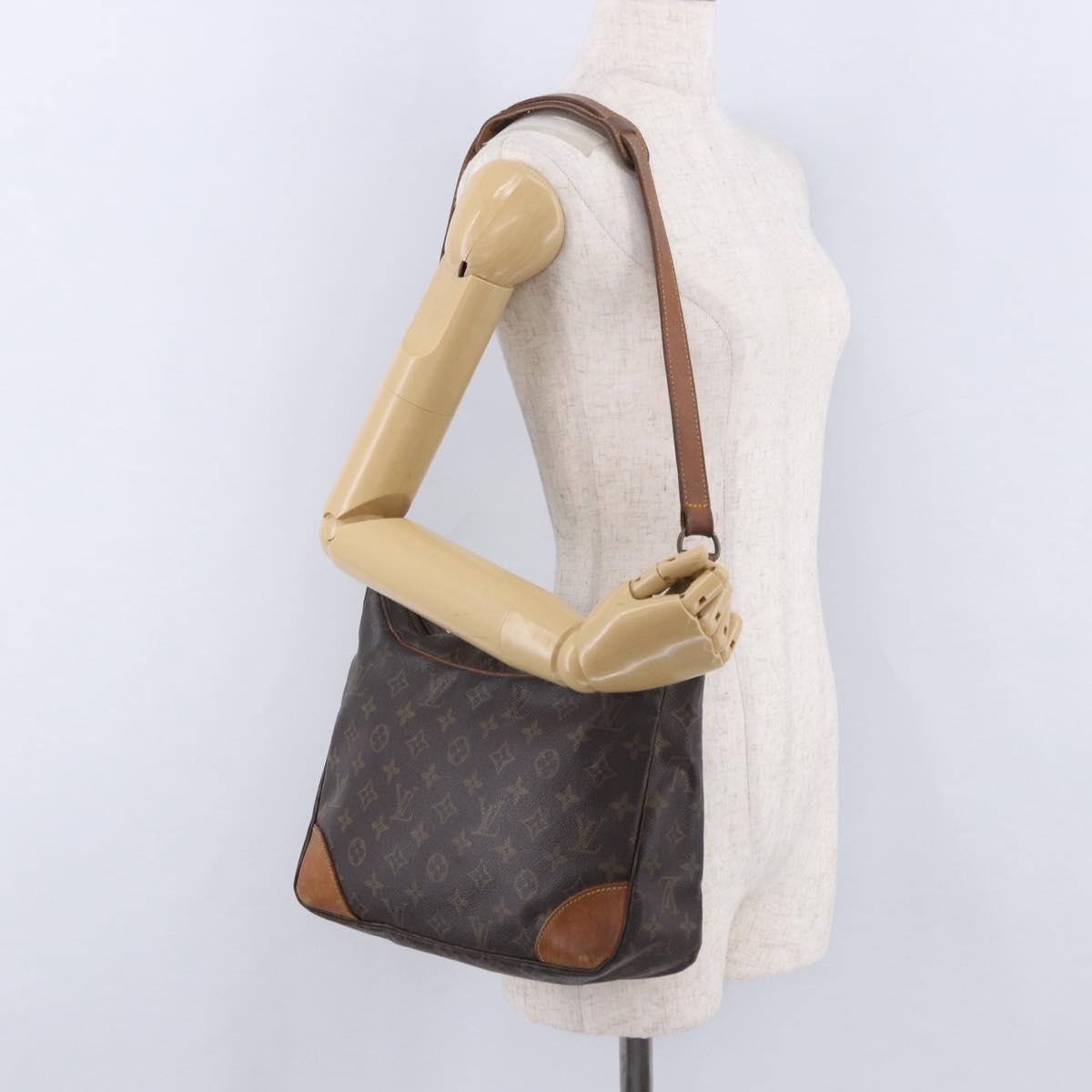 LOUIS VUITTON Monogram Saumur 30 Shoulder Bag M42256 LV Auth 201081