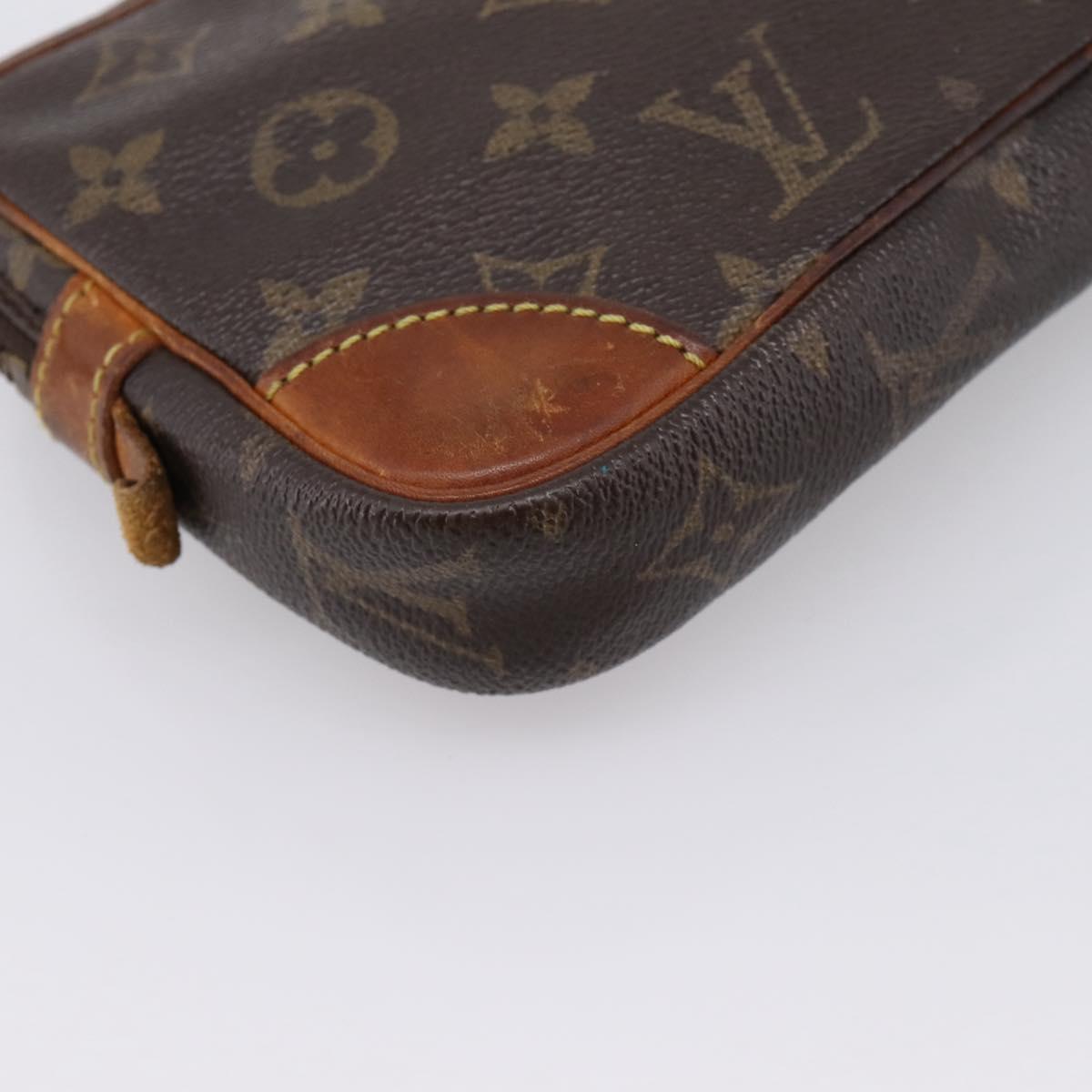 LOUIS VUITTON Monogram Marly Dragonne PM Clutch Bag M51827 LV Auth 201122