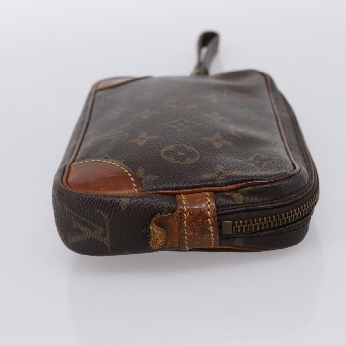 LOUIS VUITTON Monogram Marly Dragonne PM Clutch Bag M51827 LV Auth 201122