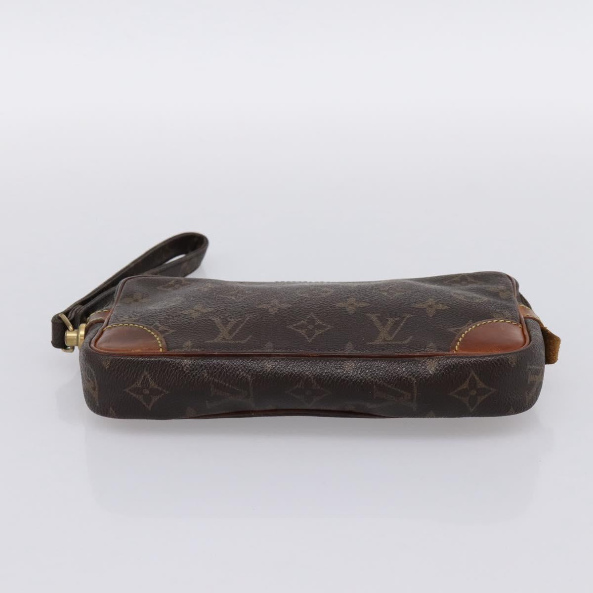 LOUIS VUITTON Monogram Marly Dragonne PM Clutch Bag M51827 LV Auth 201122