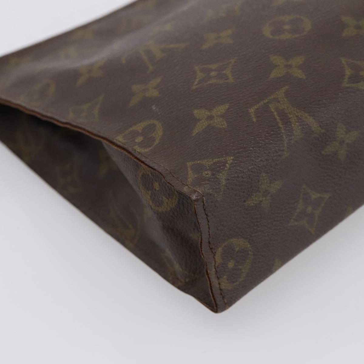 LOUIS VUITTON Monogram Poche Toilette 26 Pouch M47542 LV Auth 201123