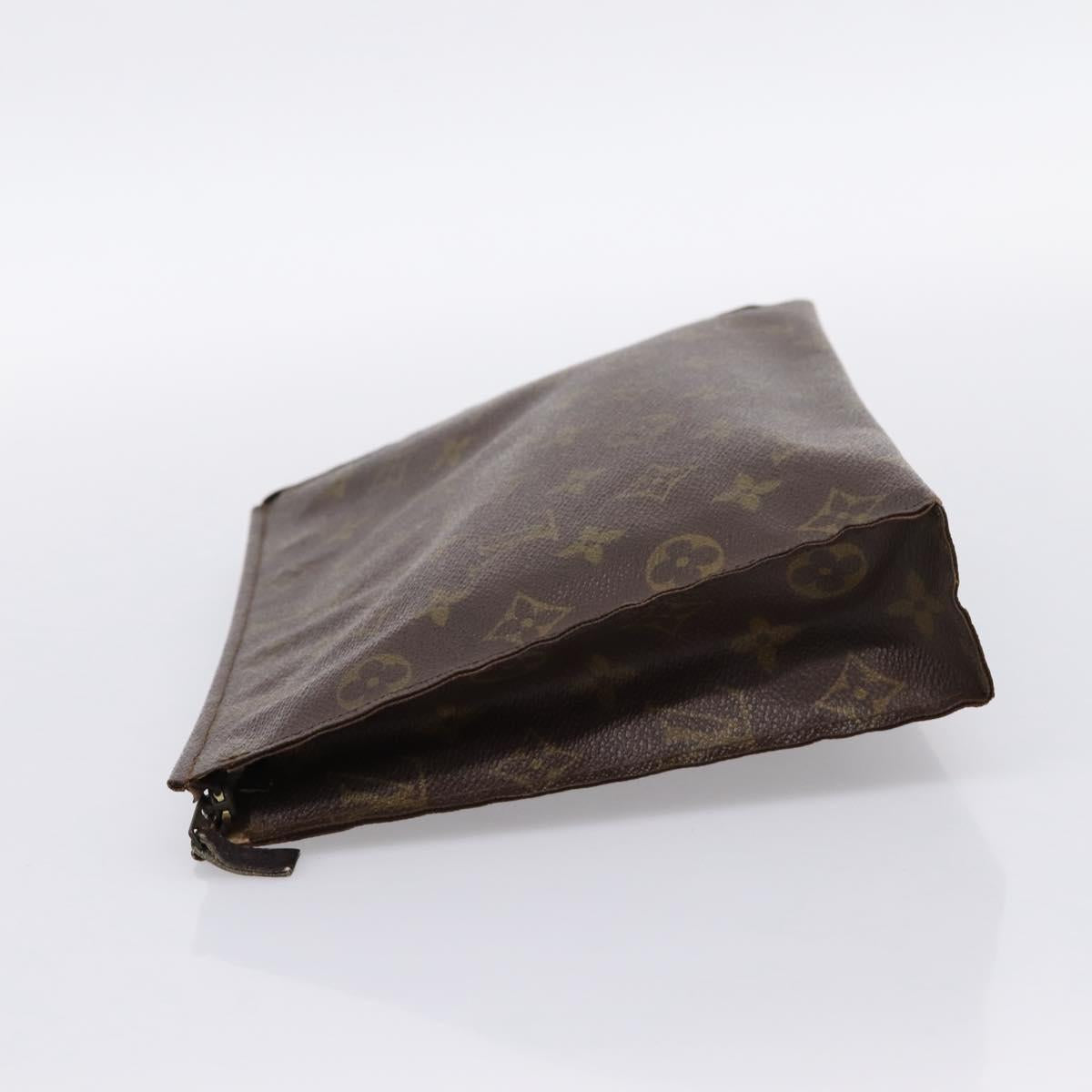 LOUIS VUITTON Monogram Poche Toilette 26 Pouch M47542 LV Auth 201123