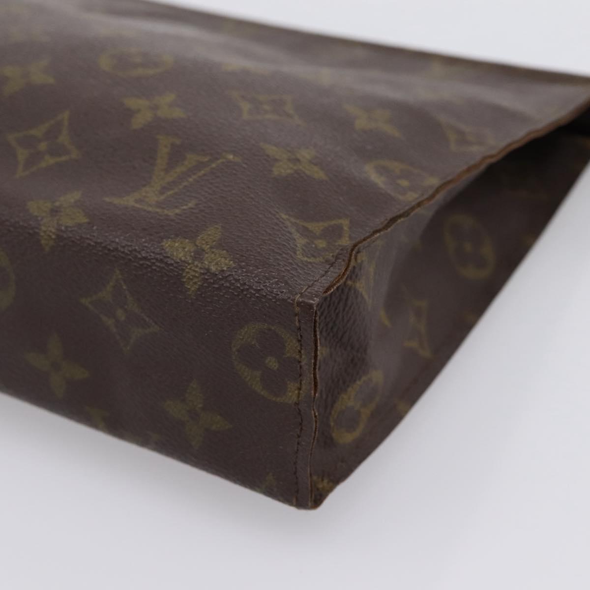 LOUIS VUITTON Monogram Poche Toilette 26 Pouch M47542 LV Auth 201123