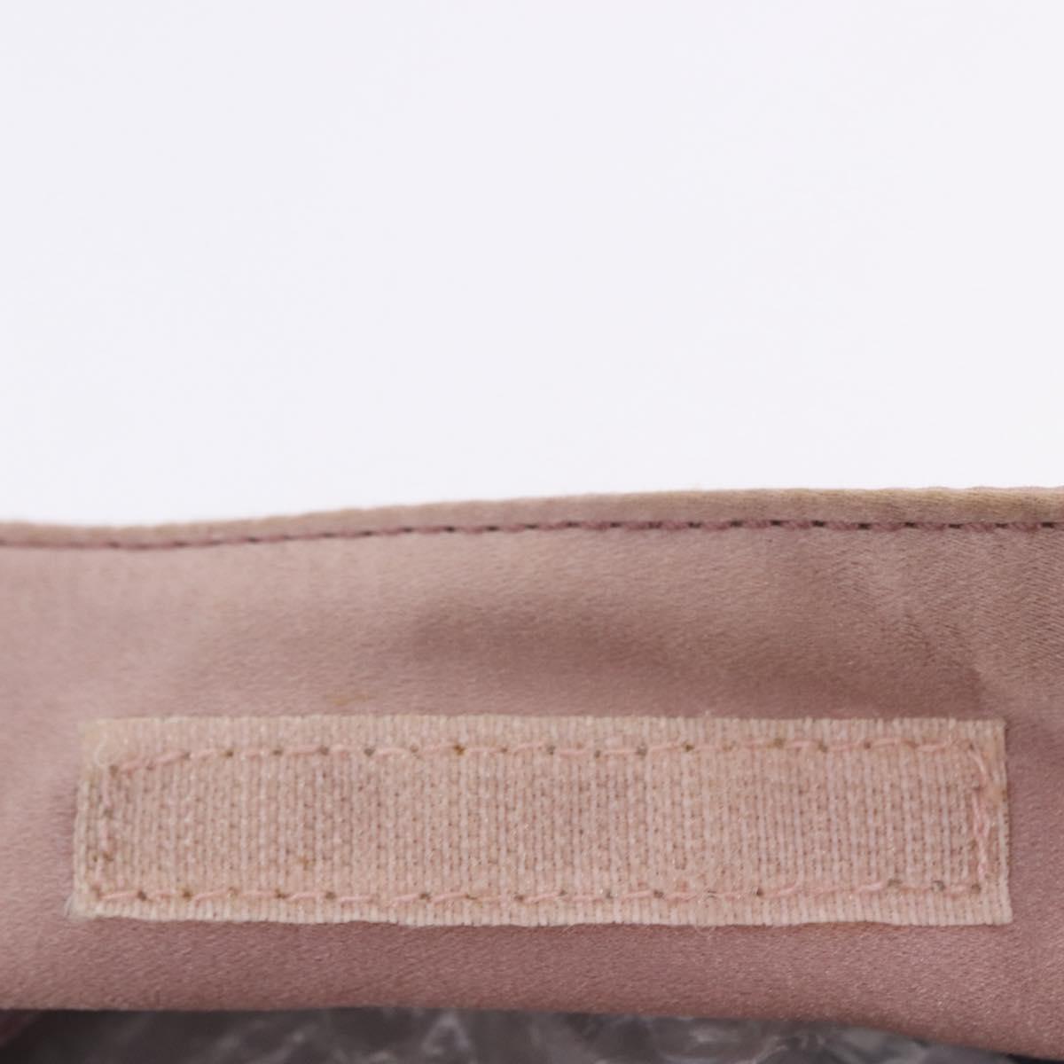 PRADA Shoulder Bag Satin Pink Auth 201126A