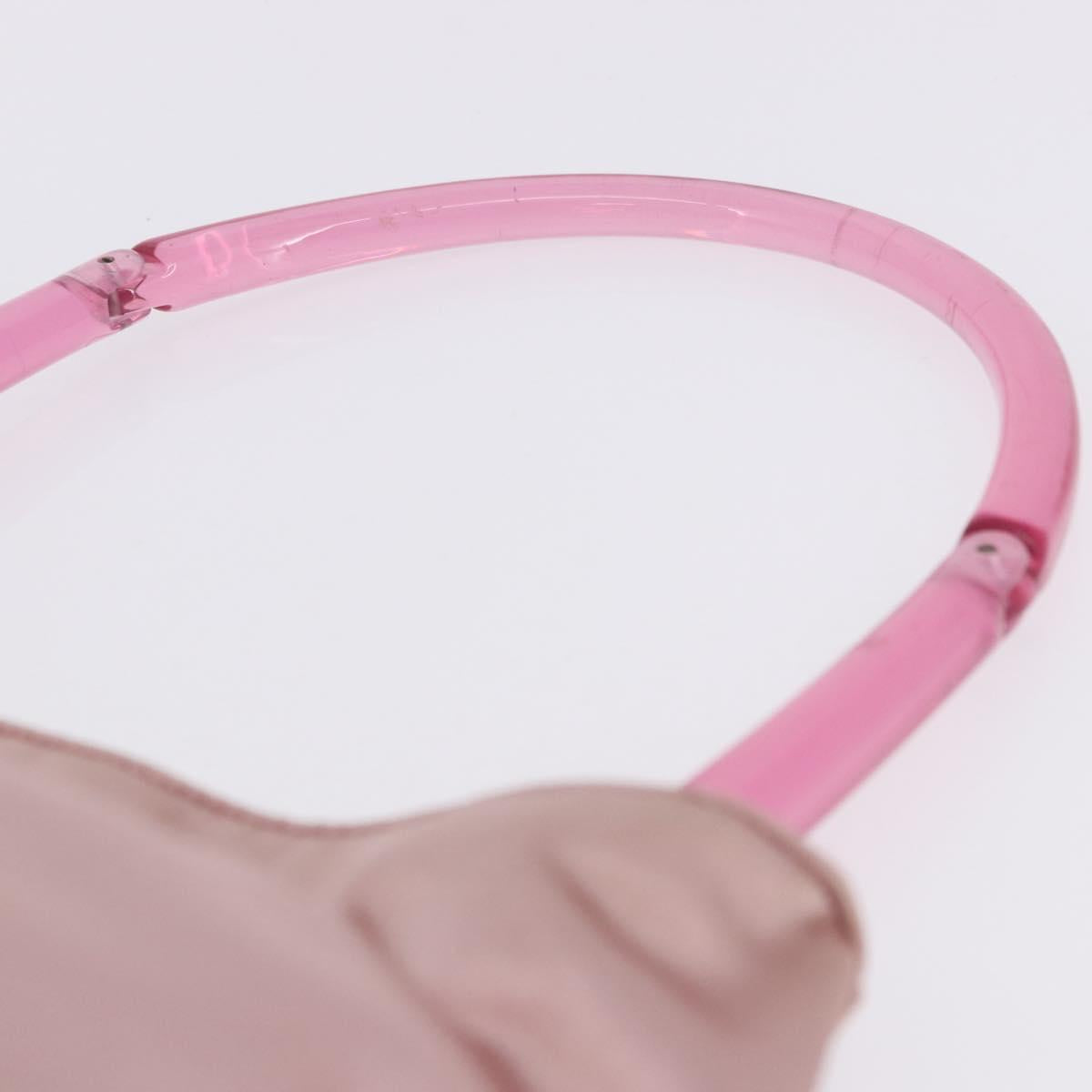 PRADA Shoulder Bag Satin Pink Auth 201126A