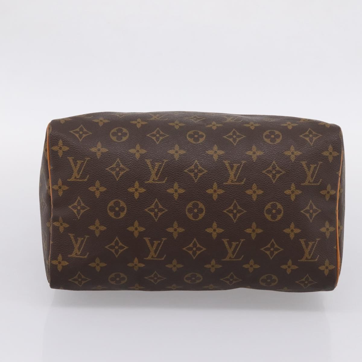 LOUIS VUITTON Monogram Speedy 30 Hand Bag M41526 LV Auth 201127V