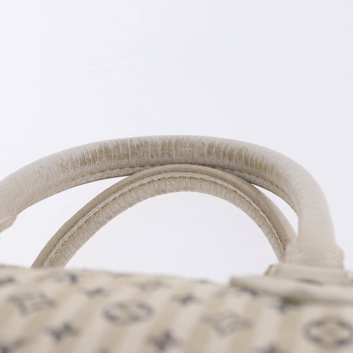 LOUIS VUITTON Monogram Mini Lin Croisette Speedy 30 Bag Blue M95500 Auth 201129A
