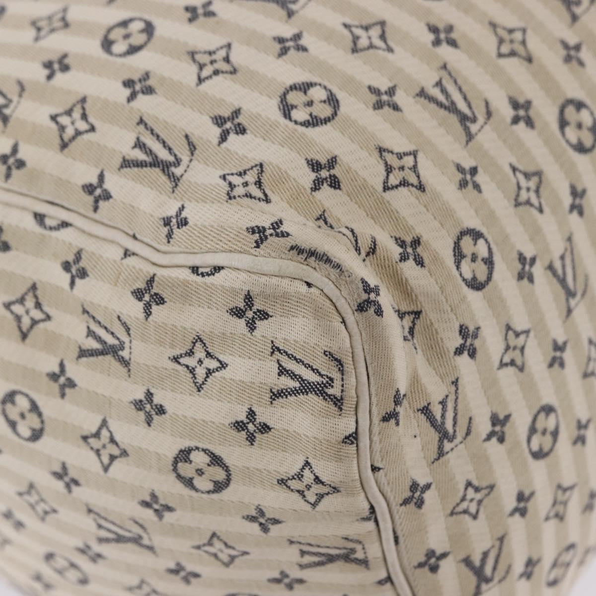LOUIS VUITTON Monogram Mini Lin Croisette Speedy 30 Bag Blue M95500 Auth 201129A