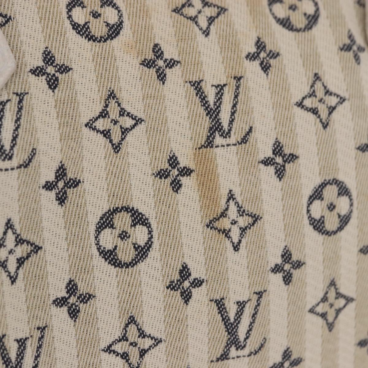 LOUIS VUITTON Monogram Mini Lin Croisette Speedy 30 Bag Blue M95500 Auth 201129A