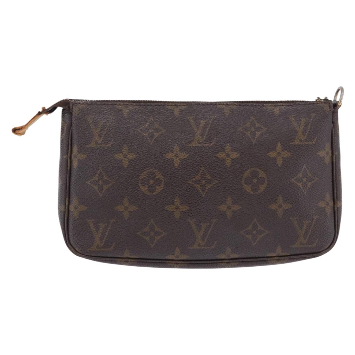 LOUIS VUITTON Monogram Pochette Accessoires Pouch M51980 LV Auth 201130
