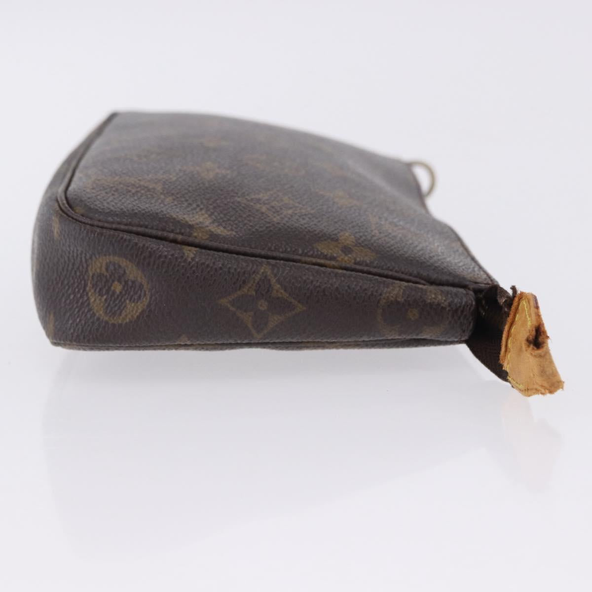 LOUIS VUITTON Monogram Pochette Accessoires Pouch M51980 LV Auth 201130