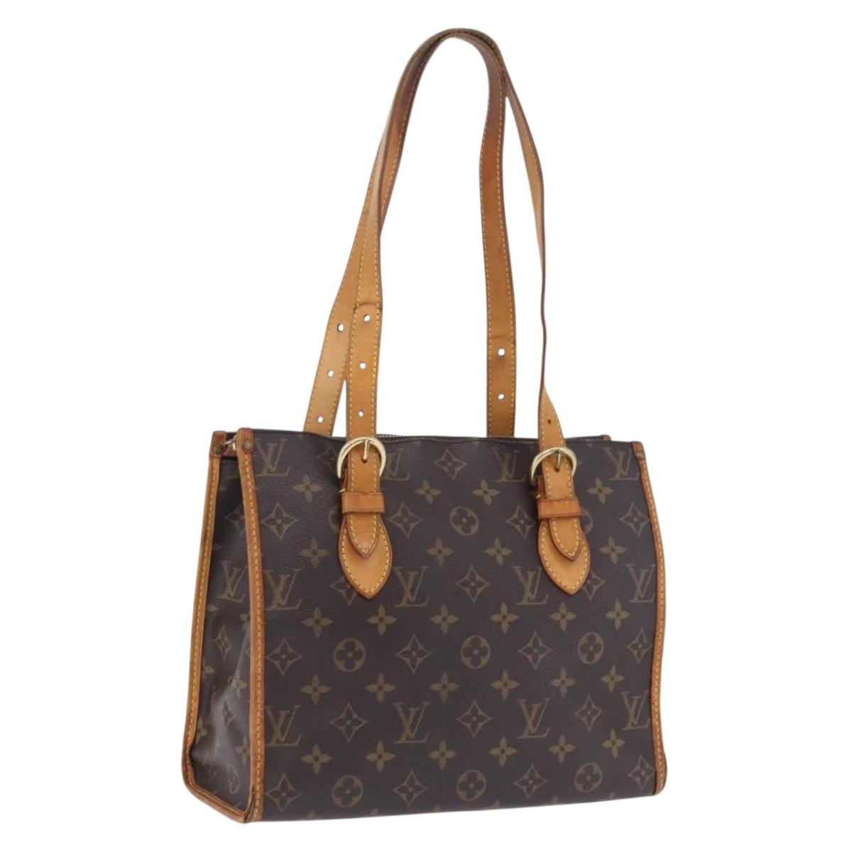 LOUIS VUITTON Monogram Popincourt Haut Tote Bag M40007 LV Auth 201136