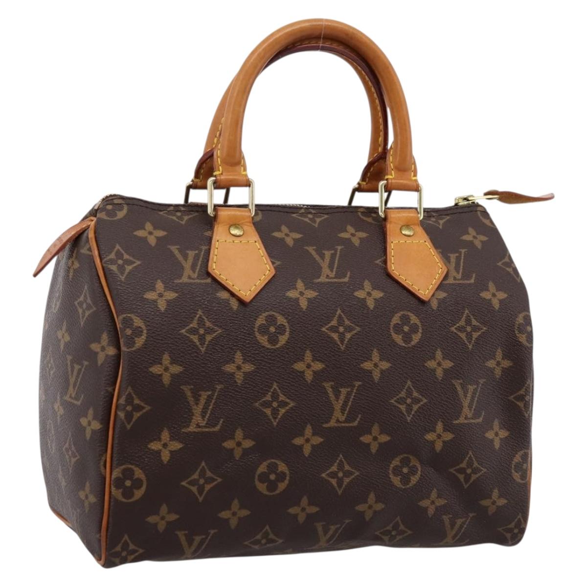 LOUIS VUITTON Monogram Speedy 25 Hand Bag M41528 LV Auth 201143SAV