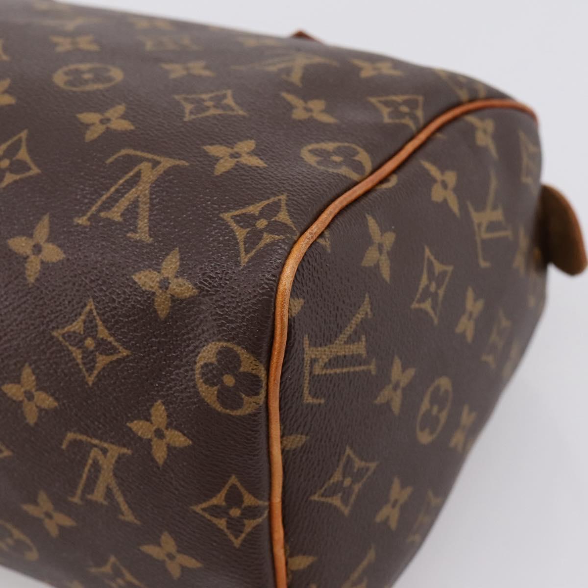 LOUIS VUITTON Monogram Speedy 25 Hand Bag M41528 LV Auth 201143SAV