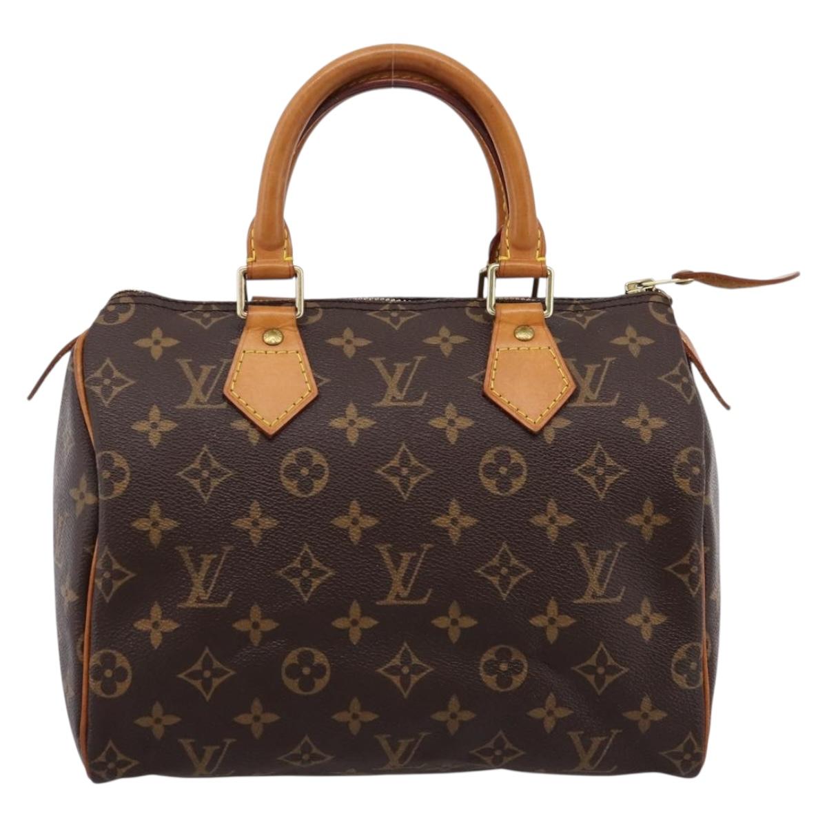 LOUIS VUITTON Monogram Speedy 25 Hand Bag M41528 LV Auth 201143SAV