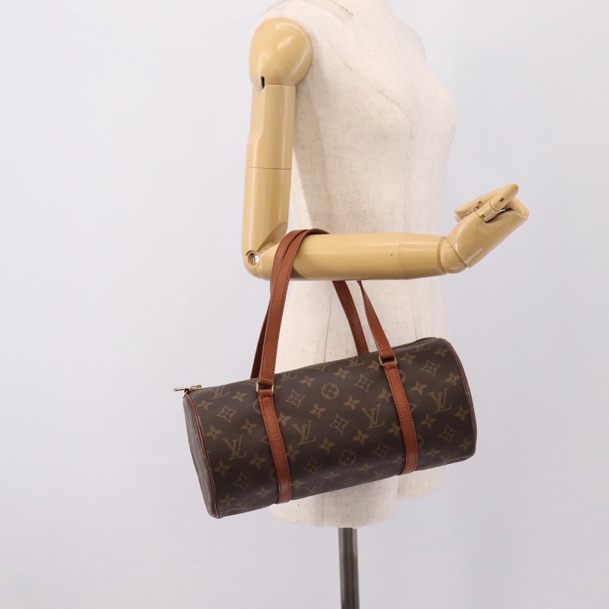 LOUIS VUITTON Monogram Papillon 30 Hand Bag M51385 LV Auth 201145V