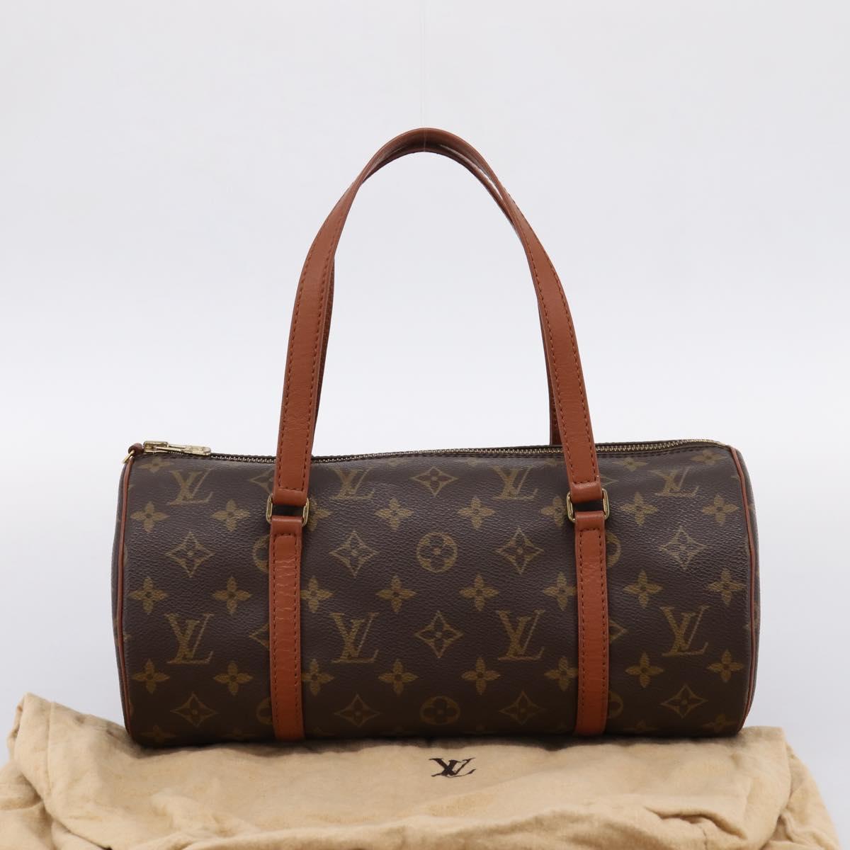 LOUIS VUITTON Monogram Papillon 30 Hand Bag M51385 LV Auth 201145V