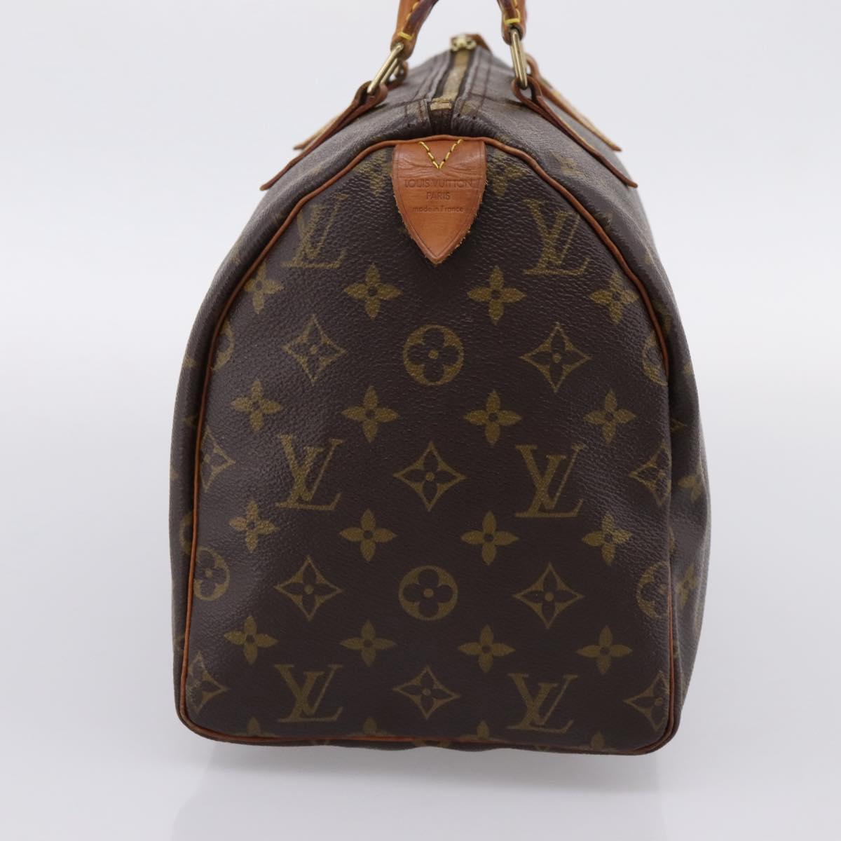 LOUIS VUITTON Monogram Speedy 30 Hand Bag M41526 LV Auth 201146