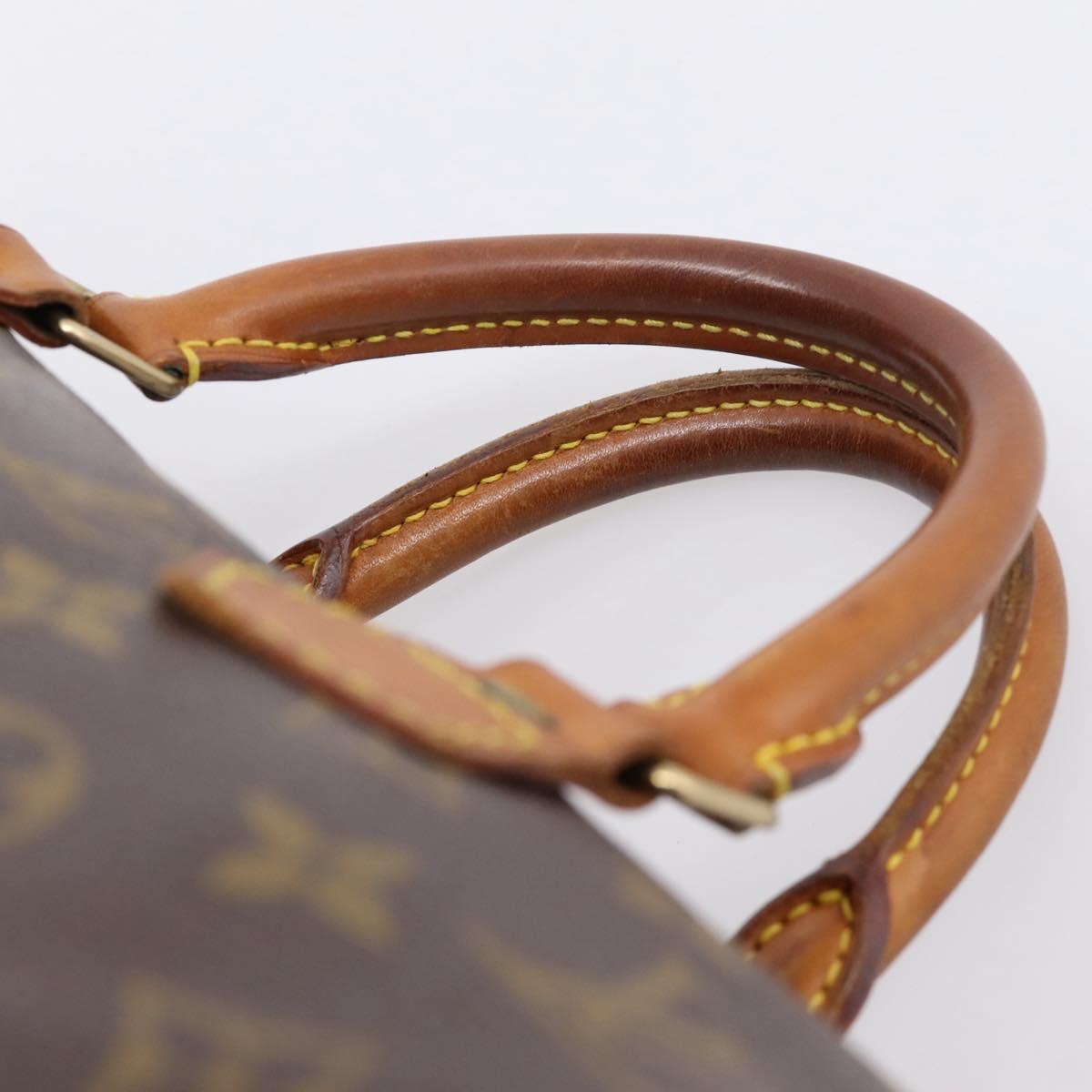 LOUIS VUITTON Monogram Speedy 30 Hand Bag M41526 LV Auth 201146
