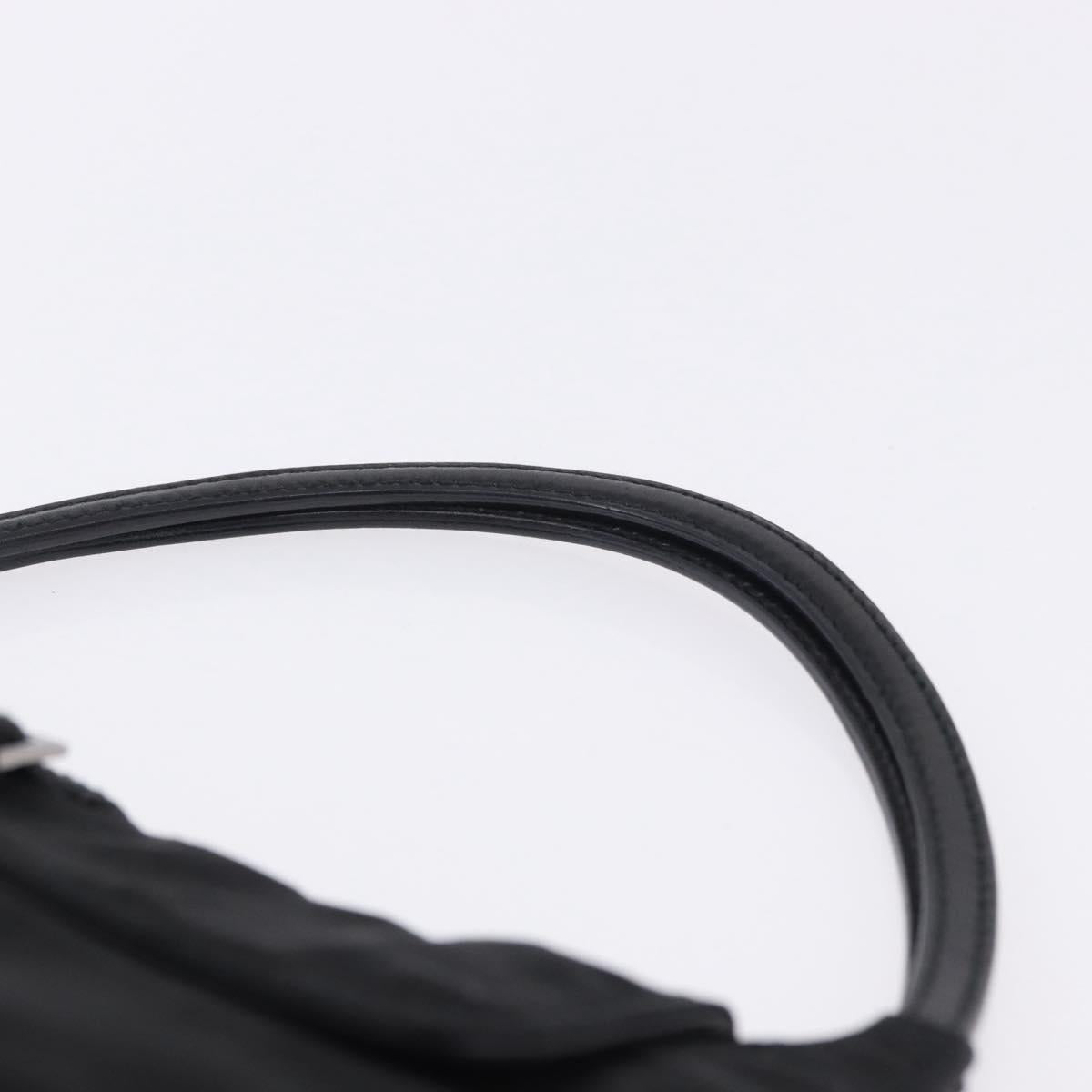 GUCCI GG Canvas Hand Bag Black Silver 005 0851 Auth 201149