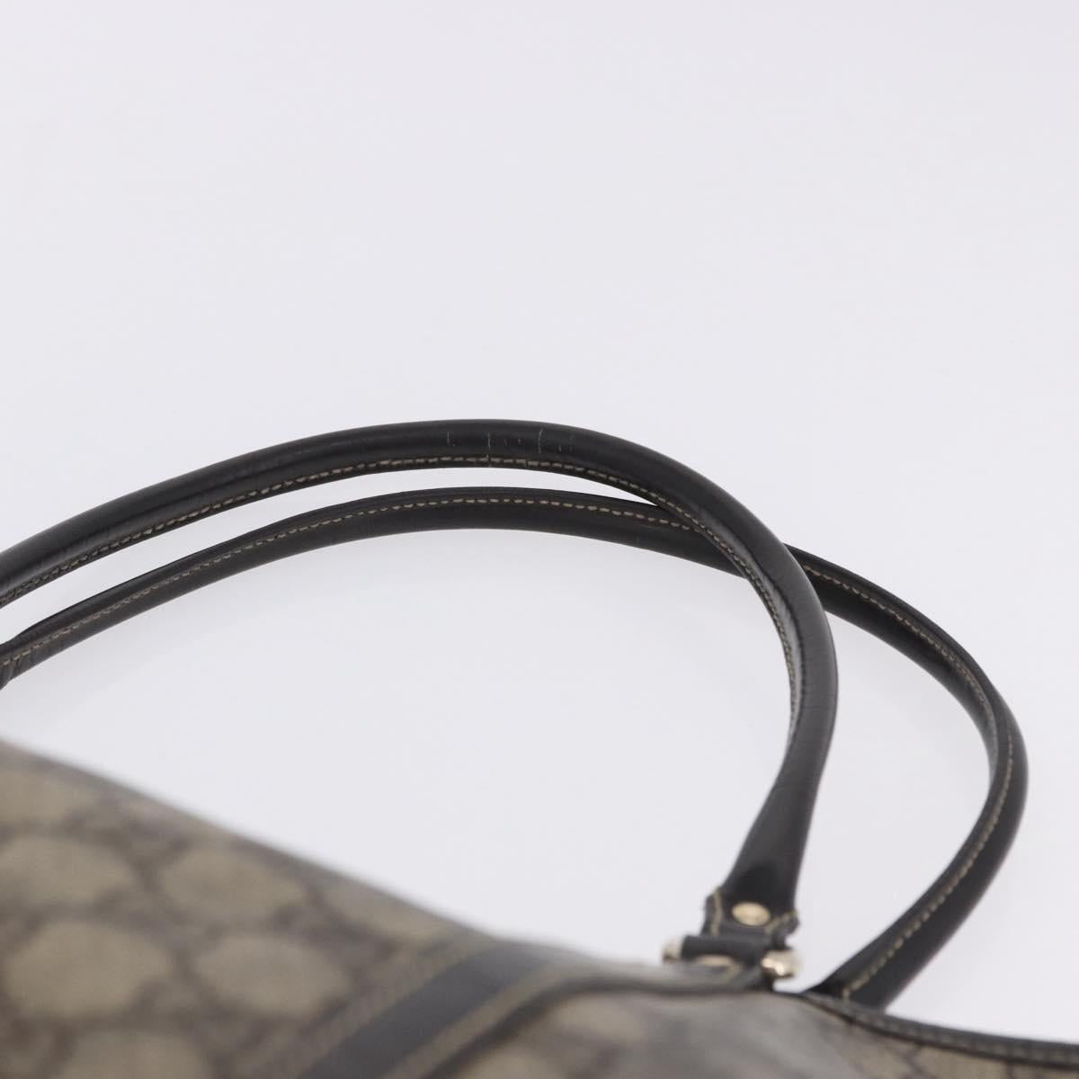 GUCCI GG Supreme Tote Bag PVC Beige Gold Tone 197953 Auth 201153