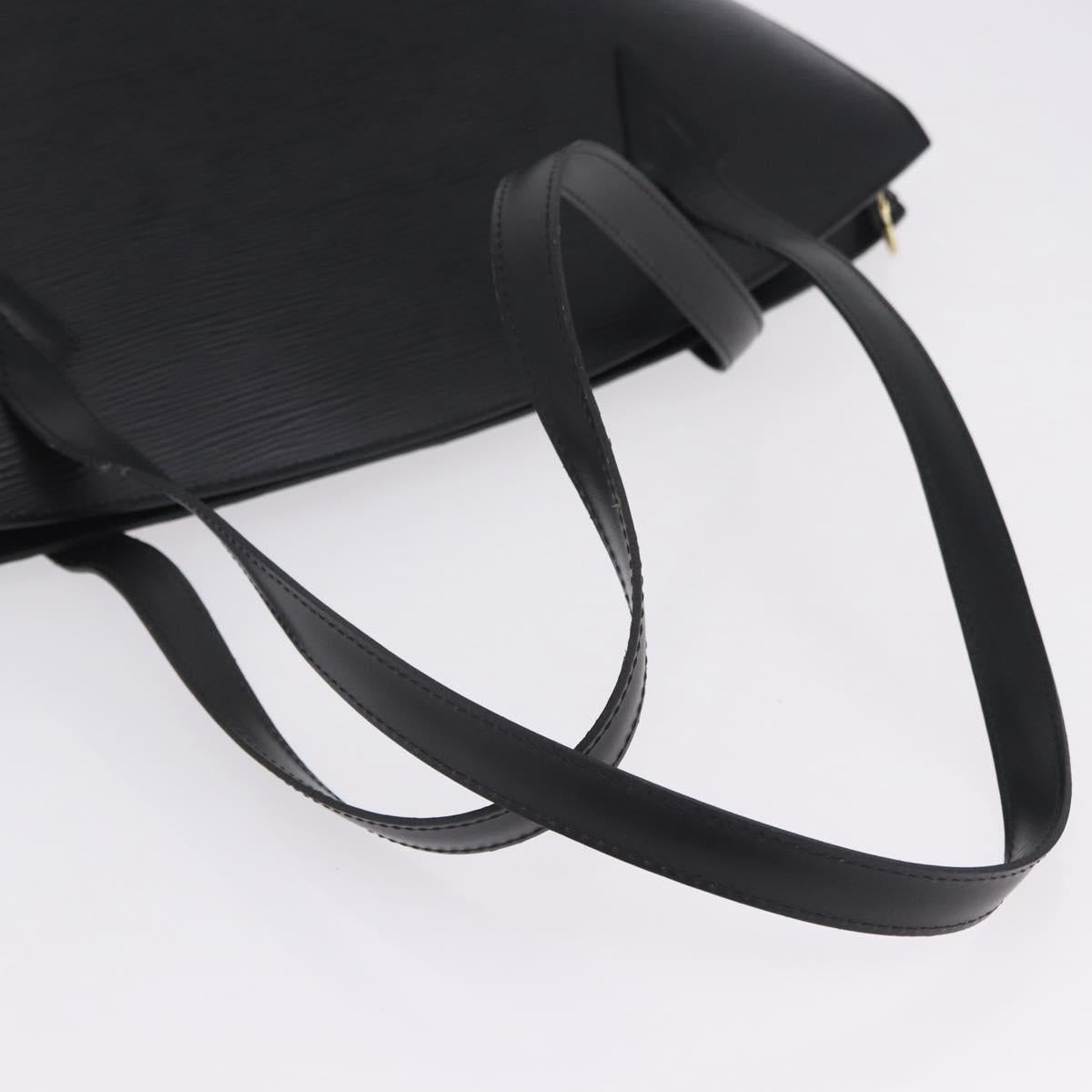 LOUIS VUITTON Epi Saint Jacques Shopping Shoulder Bag Black M52262 Auth 201154