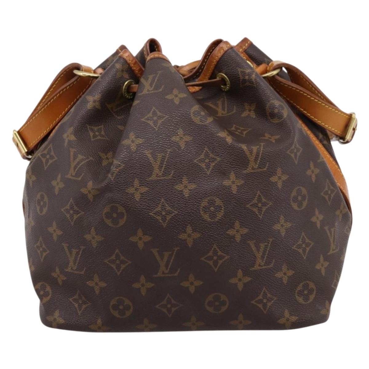 LOUIS VUITTON Monogram Petit Noe Shoulder Bag M42226 LV Auth 201160V