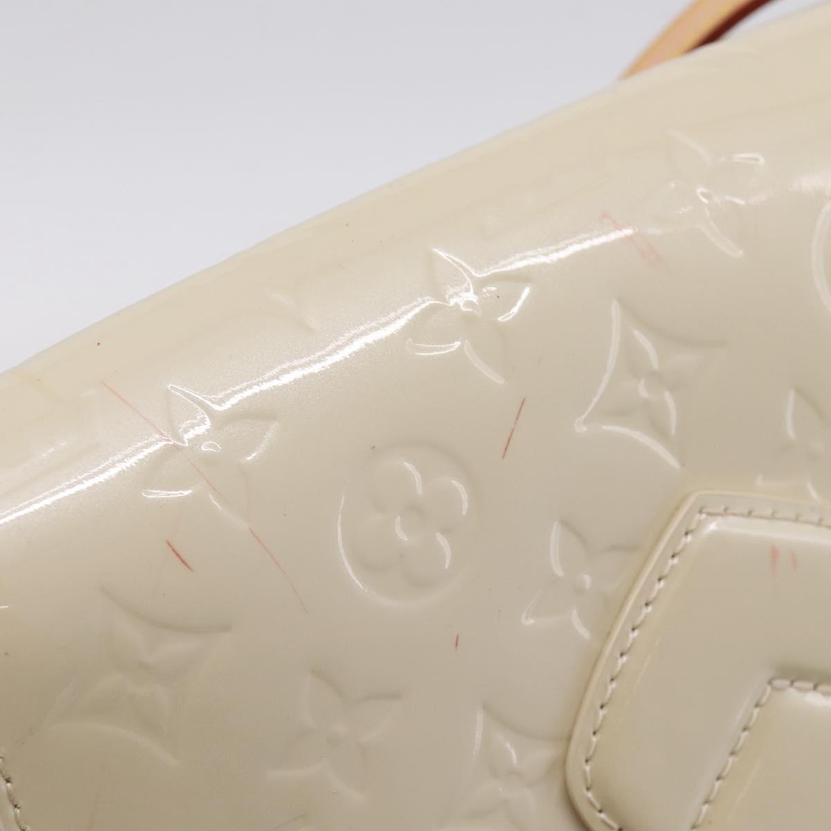 LOUIS VUITTON Monogram Vernis Bell Flower PM Bag Broncorail M91703 Auth 201161A