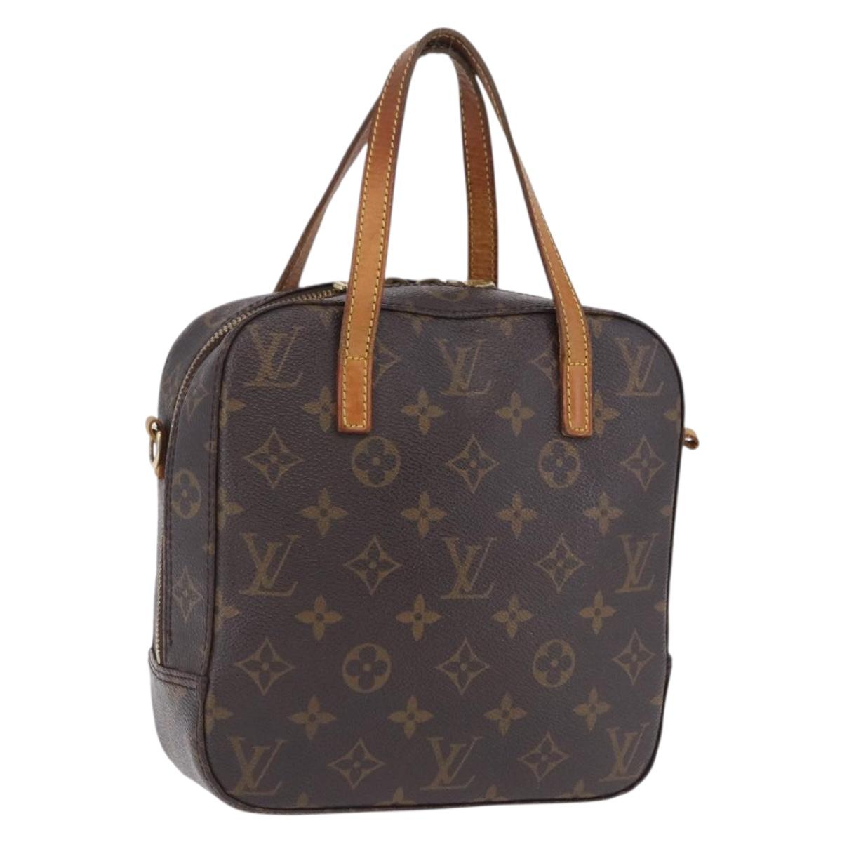 LOUIS VUITTON Monogram Spontini Hand Bag M47500 LV Auth 201165