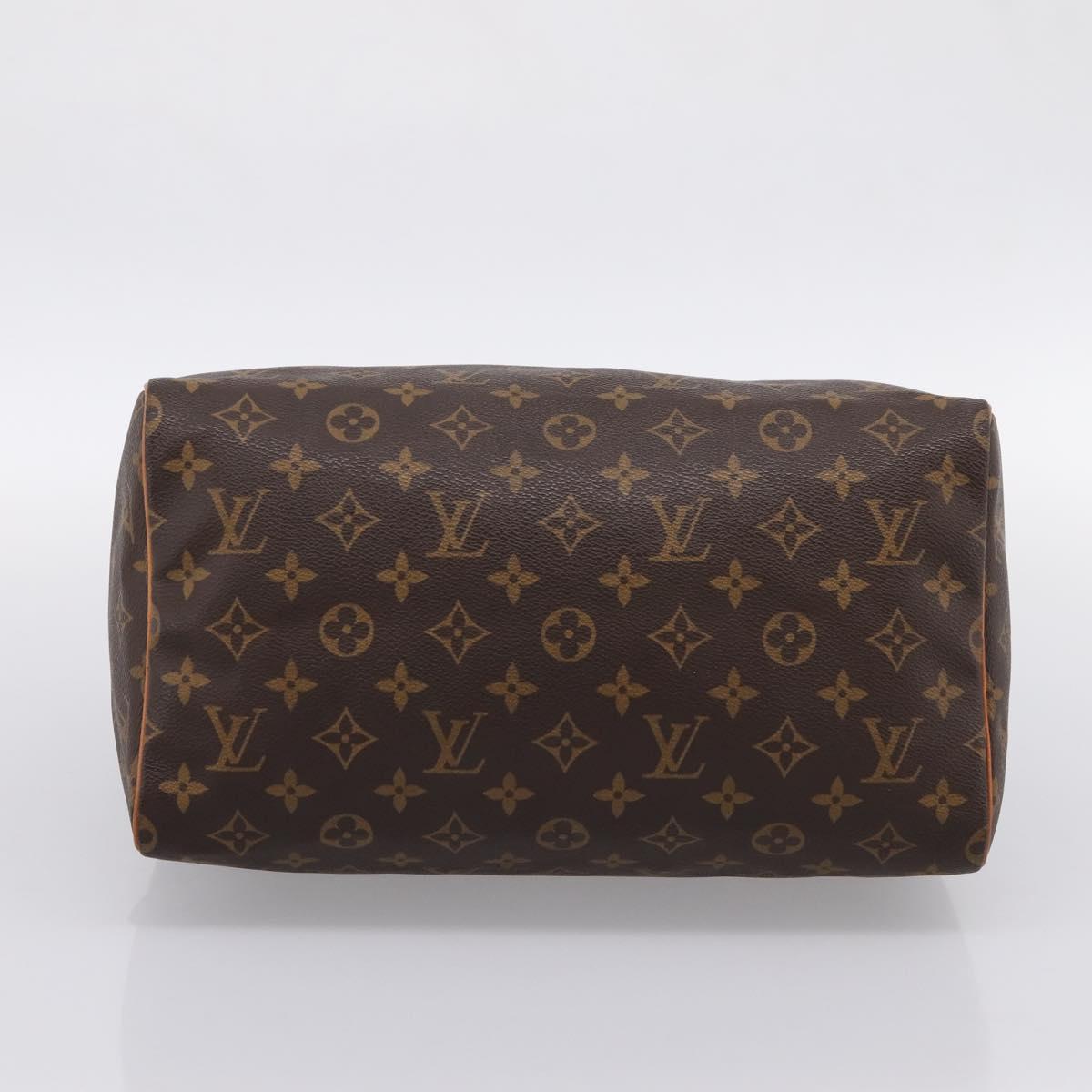 LOUIS VUITTON Monogram Speedy 30 Hand Bag M41526 LV Auth 201168V