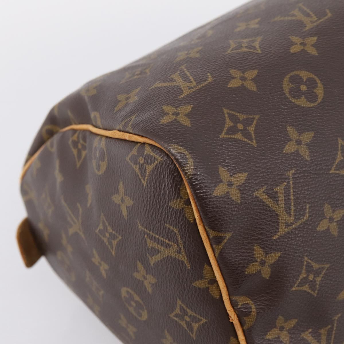 LOUIS VUITTON Monogram Speedy 30 Hand Bag M41526 LV Auth 201169A