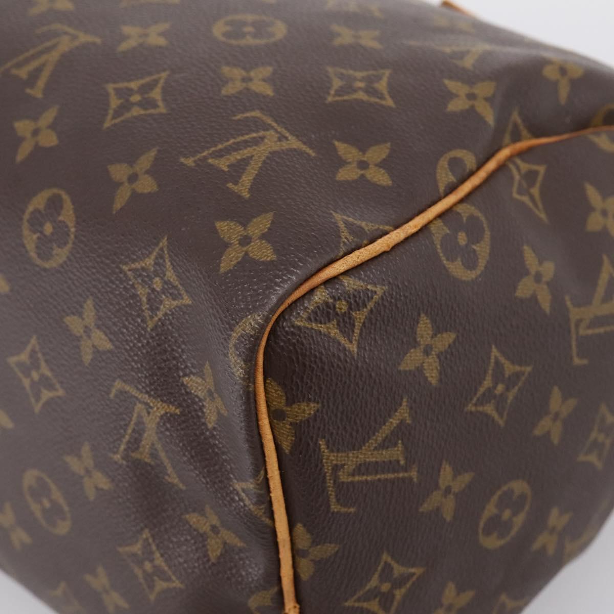 LOUIS VUITTON Monogram Speedy 30 Hand Bag M41526 LV Auth 201169A