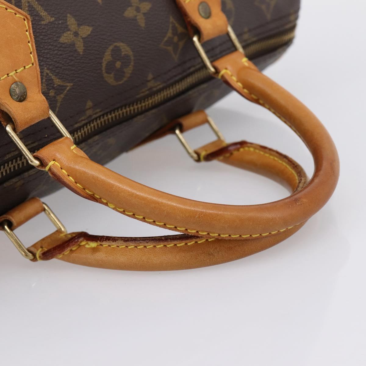 LOUIS VUITTON Monogram Speedy 30 Hand Bag M41526 LV Auth 201169A