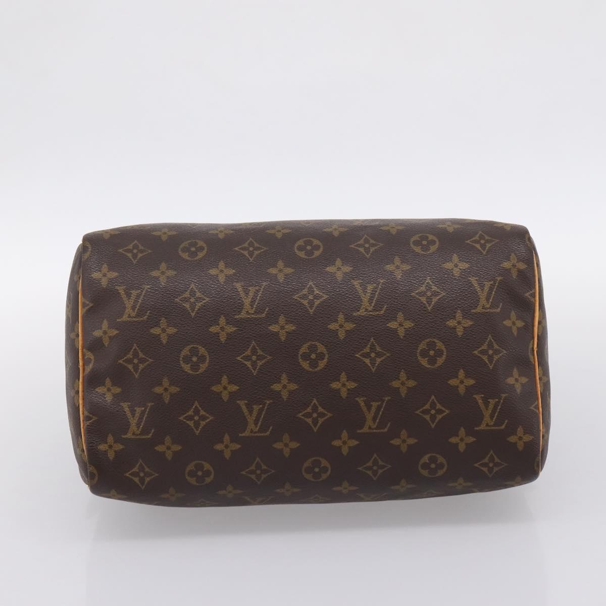 LOUIS VUITTON Monogram Speedy 30 Hand Bag M41526 LV Auth 201169A
