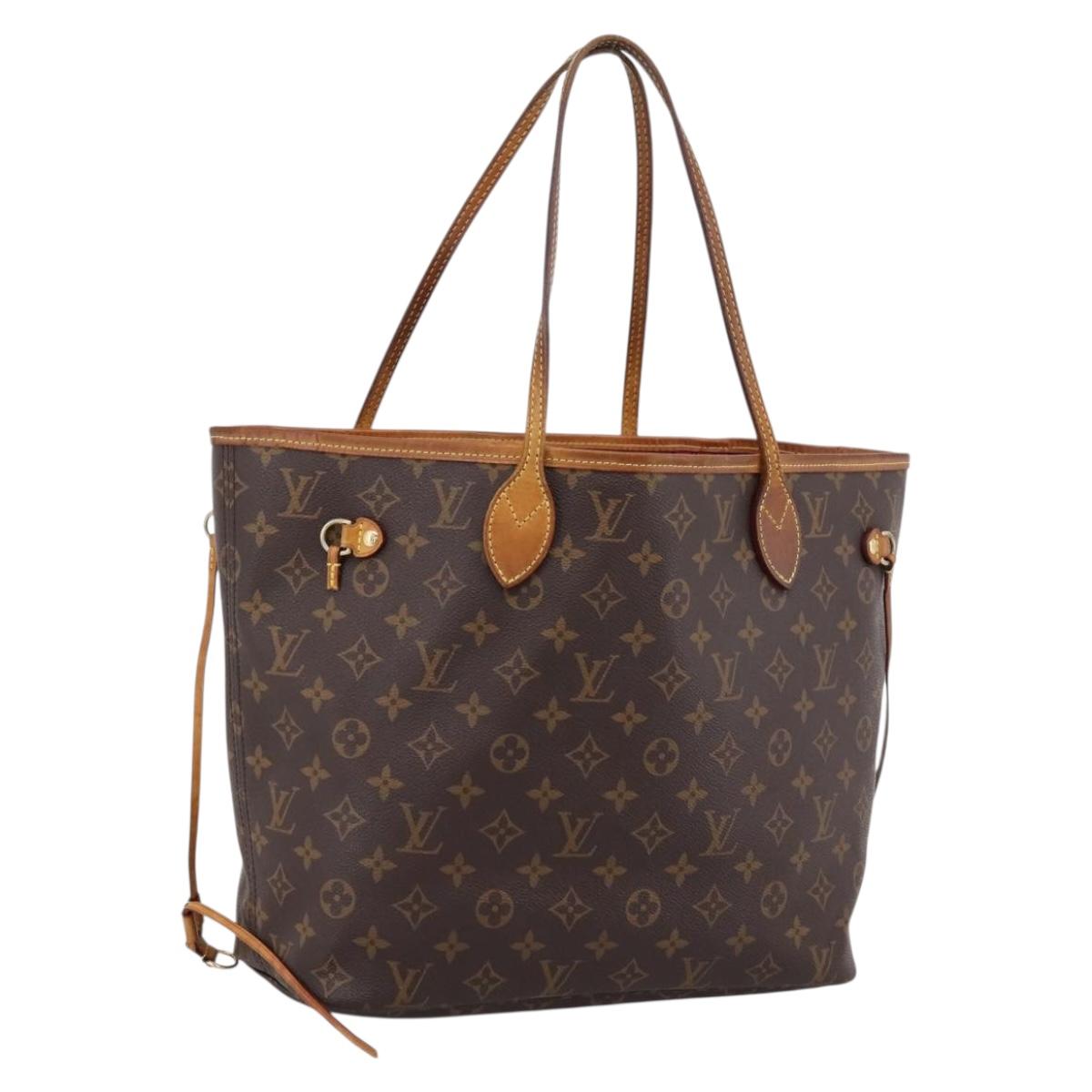 LOUIS VUITTON Monogram Neverfull MM Tote Bag M40156 LV Auth 201179