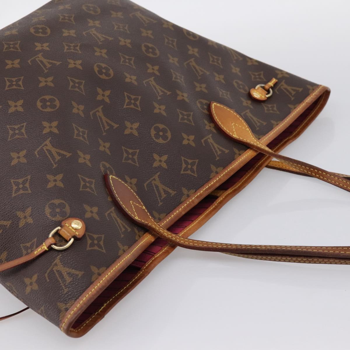 LOUIS VUITTON Monogram Neverfull MM Tote Bag M40156 LV Auth 201179