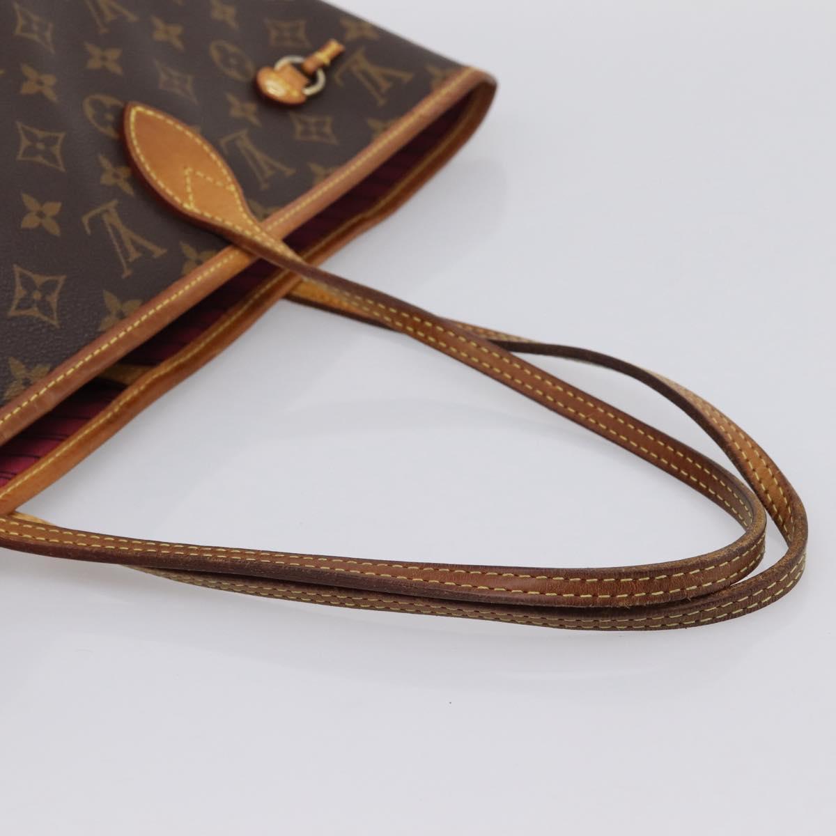 LOUIS VUITTON Monogram Neverfull MM Tote Bag M40156 LV Auth 201179